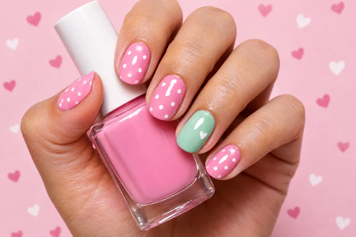 Rose bonbon et cœurs | ghoster